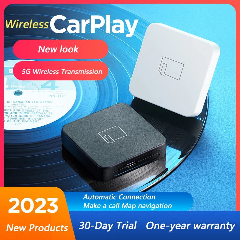 5G Bluetooth Wired TO Wireless Carplay For Apple Android AUTO AI Box Nissan Camry Mercedes