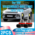 20000LM Fog Lights 60W Canbus No Error LED Fog Lamps 12V 6000K White Plug and Play For VW