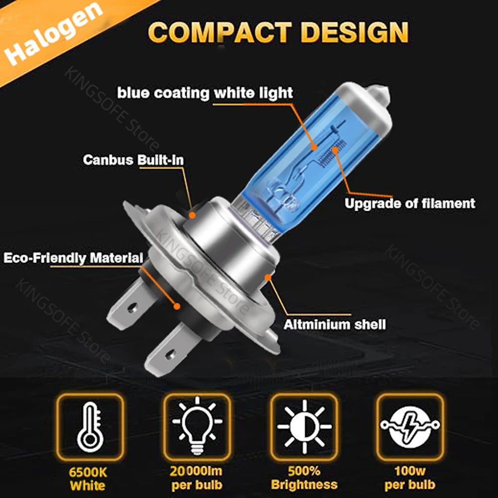 20000LM H7 LED Car Headlight Plug-N-Play Bulbs 6000K Auto Lamp For VW TIGUAN 2008 2009 201