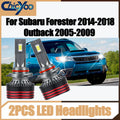 2X 6000K White Auto Headlamp 150W 30000LM Canbus LED Headlight 3570 CSP Chips For Subaru F