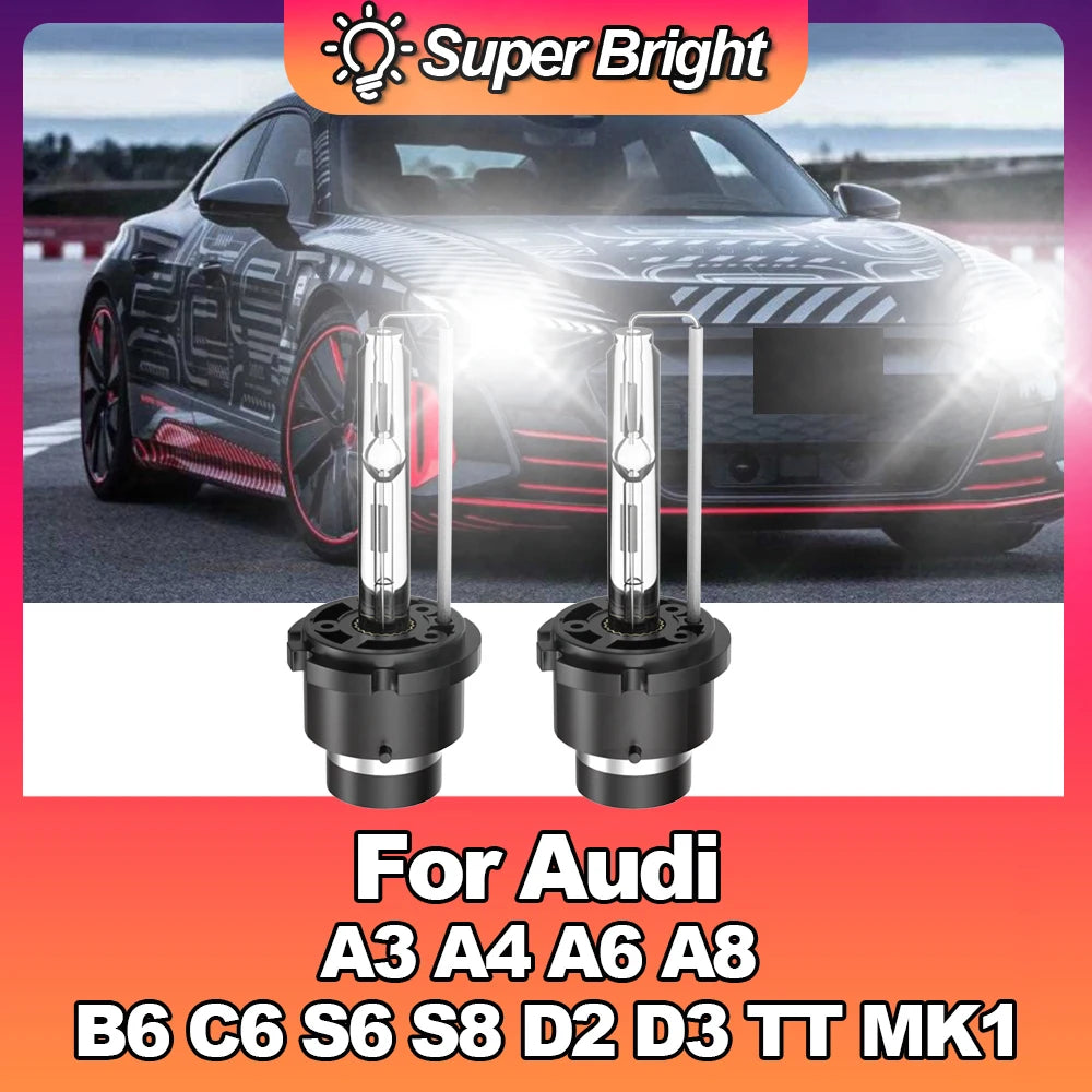 D2S HID Original Car Xenon Headlight 6000K 35W Standard White Auto Light 12V For Audi A3 A