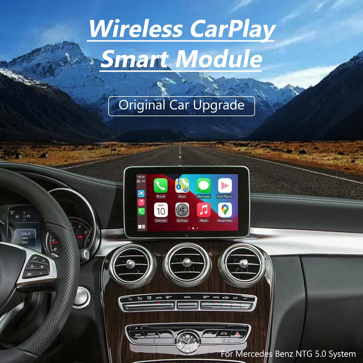 WRWD Wireless CarPlay For Mercedes Benz A CLA GLA W176 C-Class W205 GLC 2015-2018 with And