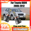 2X 6000K White Auto Headlamps Canbus 9005 LED Car Headlights 120W 28000LM 12V For Toyota R