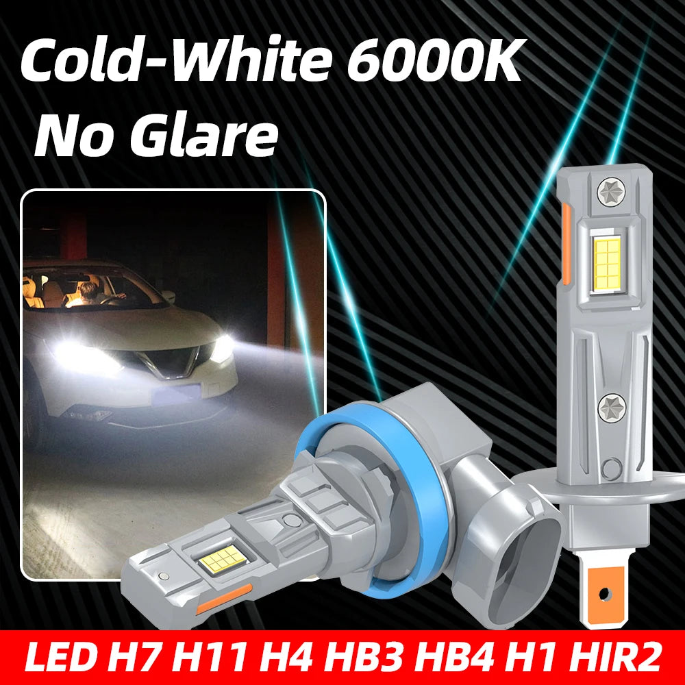 H11 Led H4 200W Csp Bulbs LED Lights 55000LM Mini Headlight H7 H1 9005 HB3 9012 HIR2 Car H