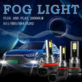 20000LM H11 H8 LED Fog Light Bulbs H10 H16JP 5202 9006 HB4 9005 HB3 H9 H16EU LED CSP Car D