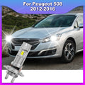 2/4Pcs LED High Low Beam Lamp For Peugeot 508 2012 2013 2014 2015 2016