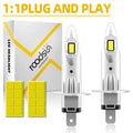 H1 LED Headlight 30000LM 6000K 300W 16PCS 7585 CSP H4 High Low Beam H7 H3 Turbo Auto Fog L