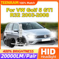 D2S HID Xenon Headlamp Bulbs 12V 35W Xenon Headlights 6000K Auto Lamps For VW Golf 5 GTI R
