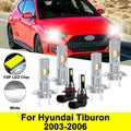 45000LM Canbus Car LED Headlight 6000K CSP Chips High Low Beam Fog Lamp 12V For Hyundai Ti