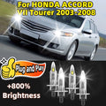 2/4/Pcs 6000K H1 Bulb Led Lamp 26000Lm High Power Car Headlight For HONDA ACCORD VII Toure