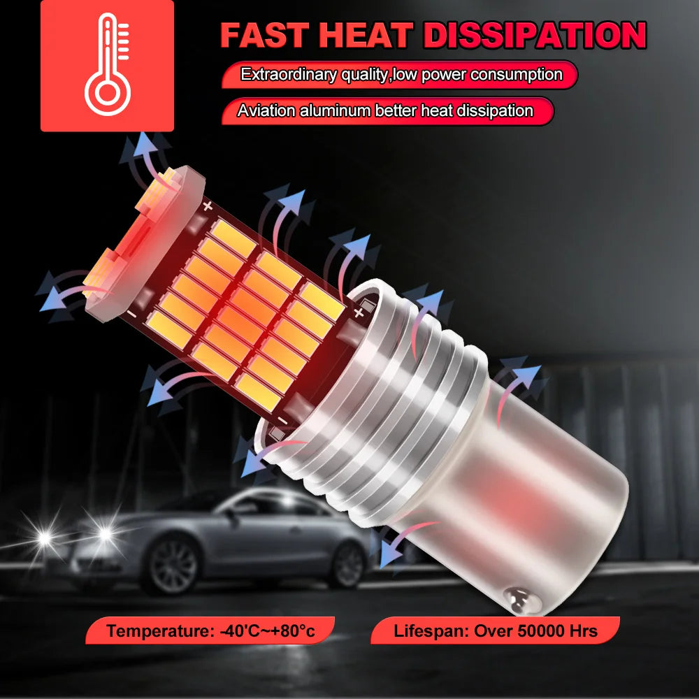 LED Interior Light Kit for Smart BA15S P21W MK2 - Canbus Error-Free Interior Bulbs