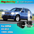 Xenon Headlight D2S HID Light Bulbs 6000K 10000LM Bright Headlamp For BMW X5 E53 1999 2000