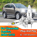 30000LM H7 LED Headlight Bulb CSP 3570 Car Lamp Canbus Light 6000K For Chevrolet Captiva 2