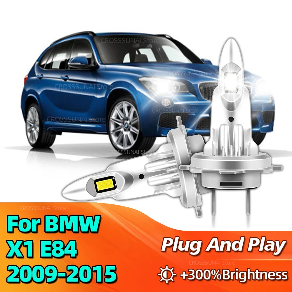 30000LM LED Headlight Bulbs Canbus 3570 CSP Car Light 6000K Plug and Play For BMW X1 E84 2