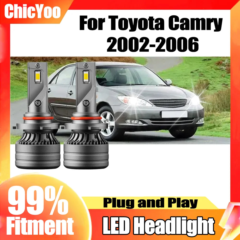9005 Canbus LED Car Headlights Plug and Play 120W 28000LM 6000K White 12V 24V For Toyota C
