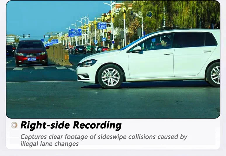 dashcam 4 channels wifi car dvr dashboard cameras for car way back box parking mode 24h front and rear interior 360 dash cam