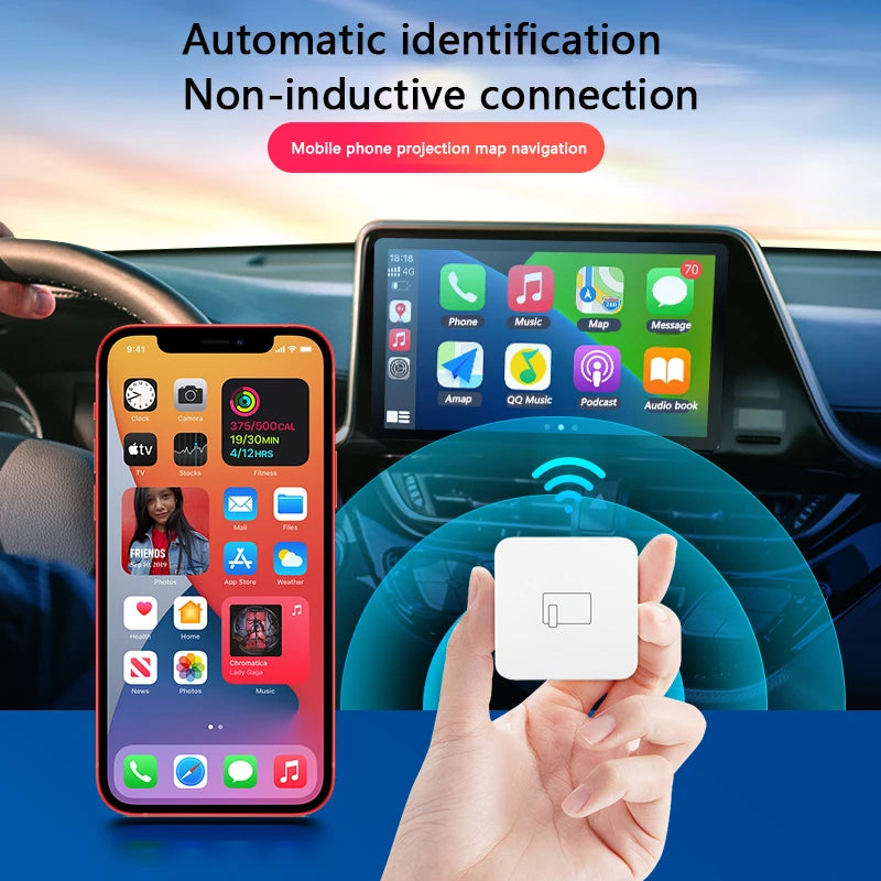 5G Bluetooth Wired TO Wireless Carplay For Apple Android AUTO AI Box Nissan Camry Mercedes