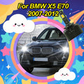 LED Headlights HID D1S Turbo Two-sided CSP Chip 6000K for BMW X5 E70 2007 2008 2009 2010 2