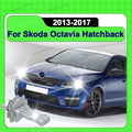 LED Powerful Car Headlight Bulbs 30000LM Super Bright Low Beam For Skoda Octavia Hatchback