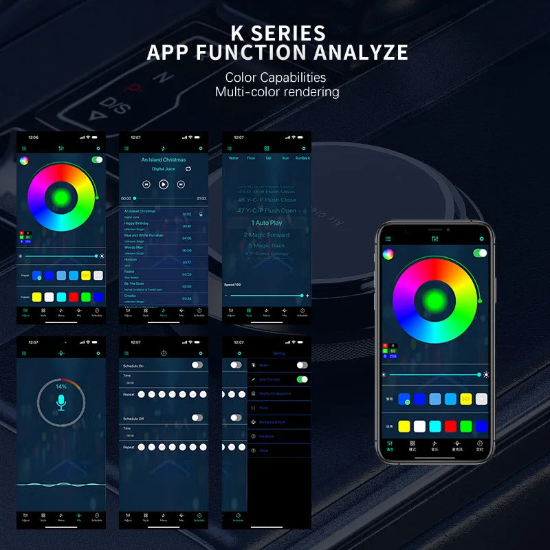 RGB - Ambient Light - App Control - Car Interior Lighting | AUTOKITSHOP