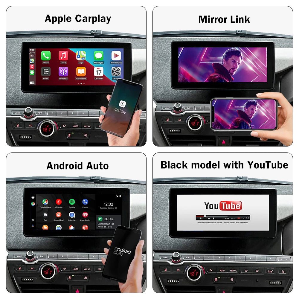 Road Top Wireless CarPlay for BMW i3 I01 NBT EVO System 2013-2020 Android Auto Mirror Link | AUTOKITSHOP