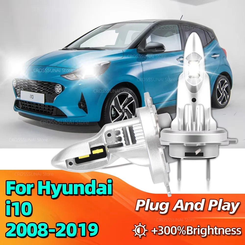 180W LED Canbus Headlight High Power Car Lamps For Hyundai i10 2008 2009 2010 2011 2012 20
