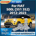 2/4Pcs 180W Powerful LED Bulb Turbo Headlight 6000K CSP Lamp For FIAT 500L 351 352 2012-20