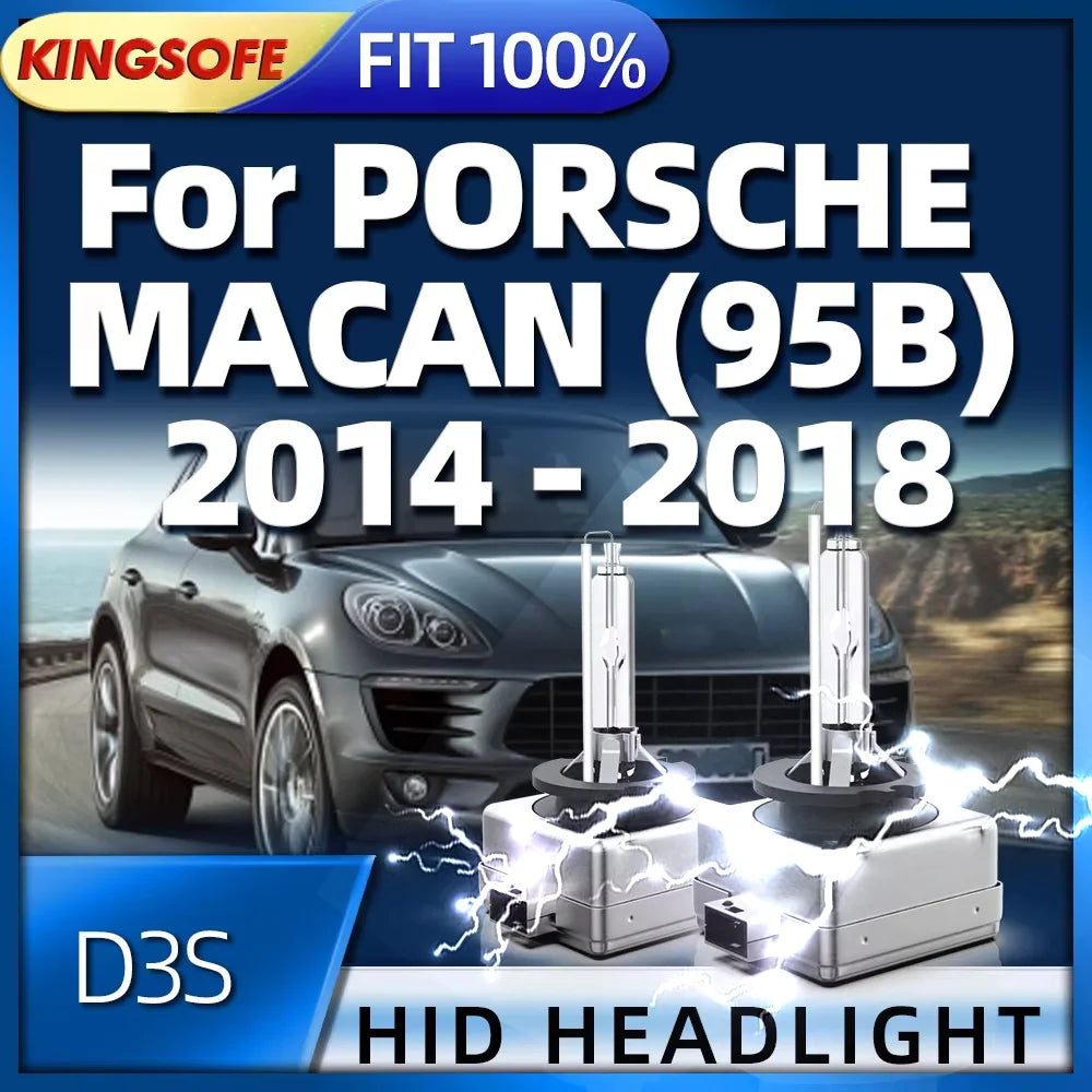 Xenon D3S HID Original Car Headlight 6000K Standard White Light For PORSCHE MACAN 95B 2014