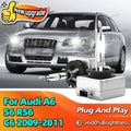 35W Car HID Xenon Headlight Bulbs D3S 6000K 10000LM Bright Headlamp For Audi A6 S6 RS6 C6