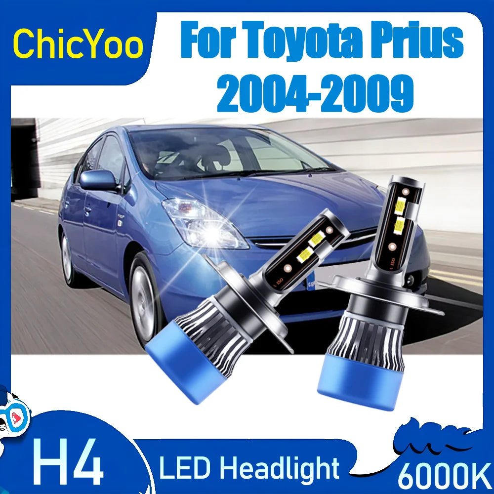 3570 CSP Chips 120W High Power Front Headlights Canbus LED Headlights 6000K White Plug and