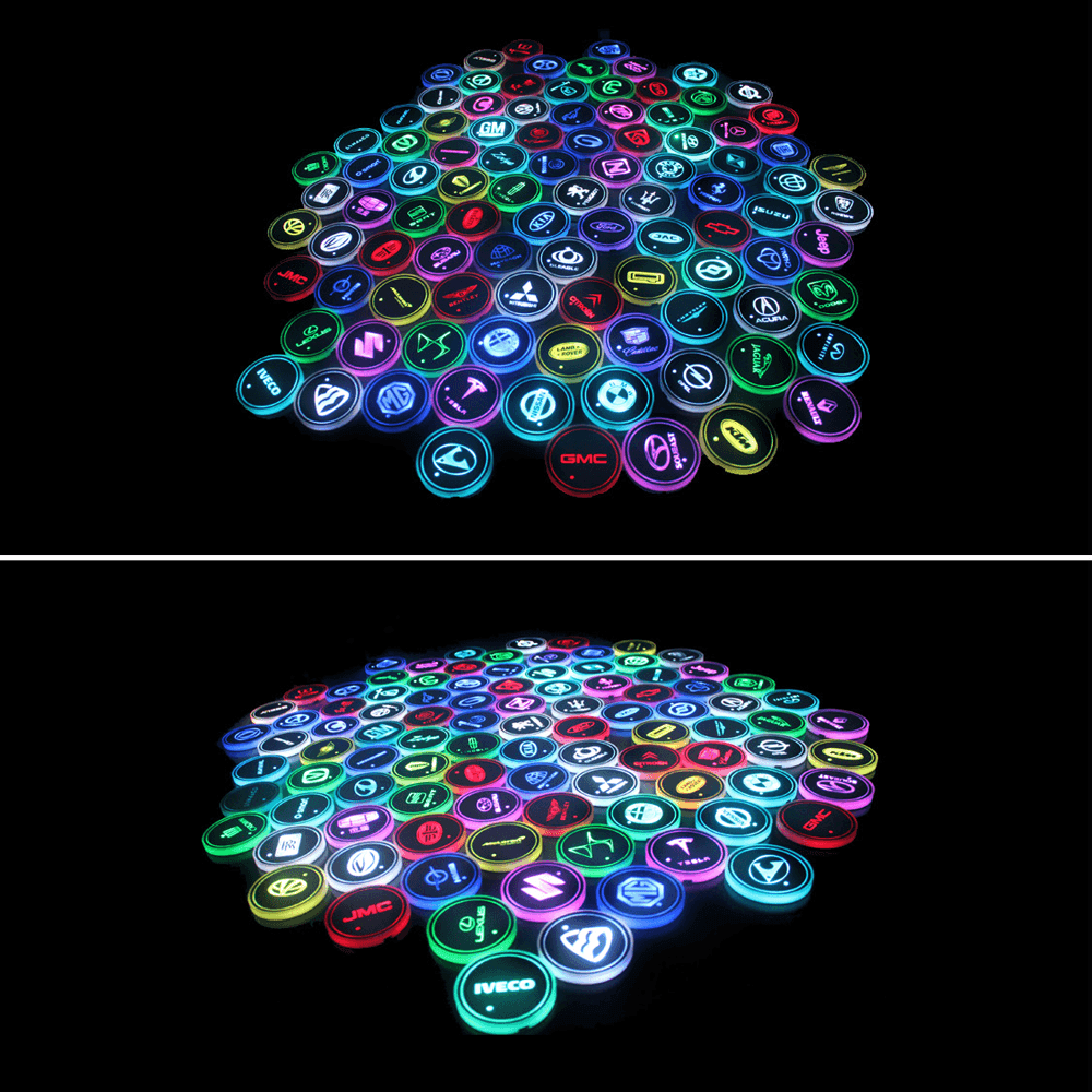 Car LED Cup Holder Lights