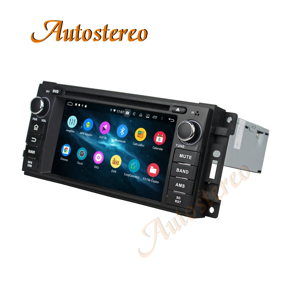 DSP Android 13 Carplay Car DVD Player Multimedia Player GPS Navigation For Jeep Sebring 30