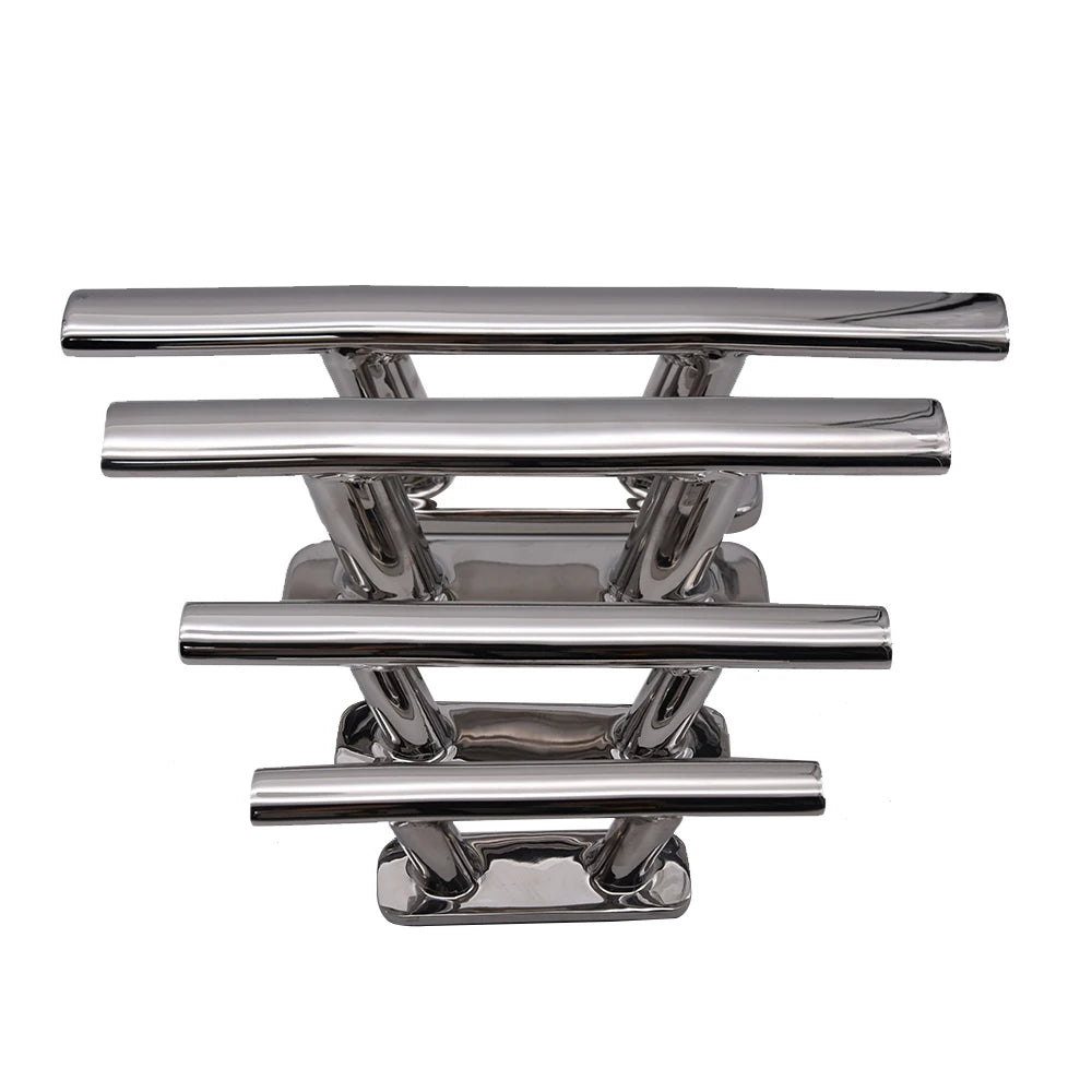 6 Inch 8 Inch 10 Inch 12 Inch Marine 316 Stainless Steel Mooring Cleat Dock Cleat Fit For Marine - Automotive LED Light