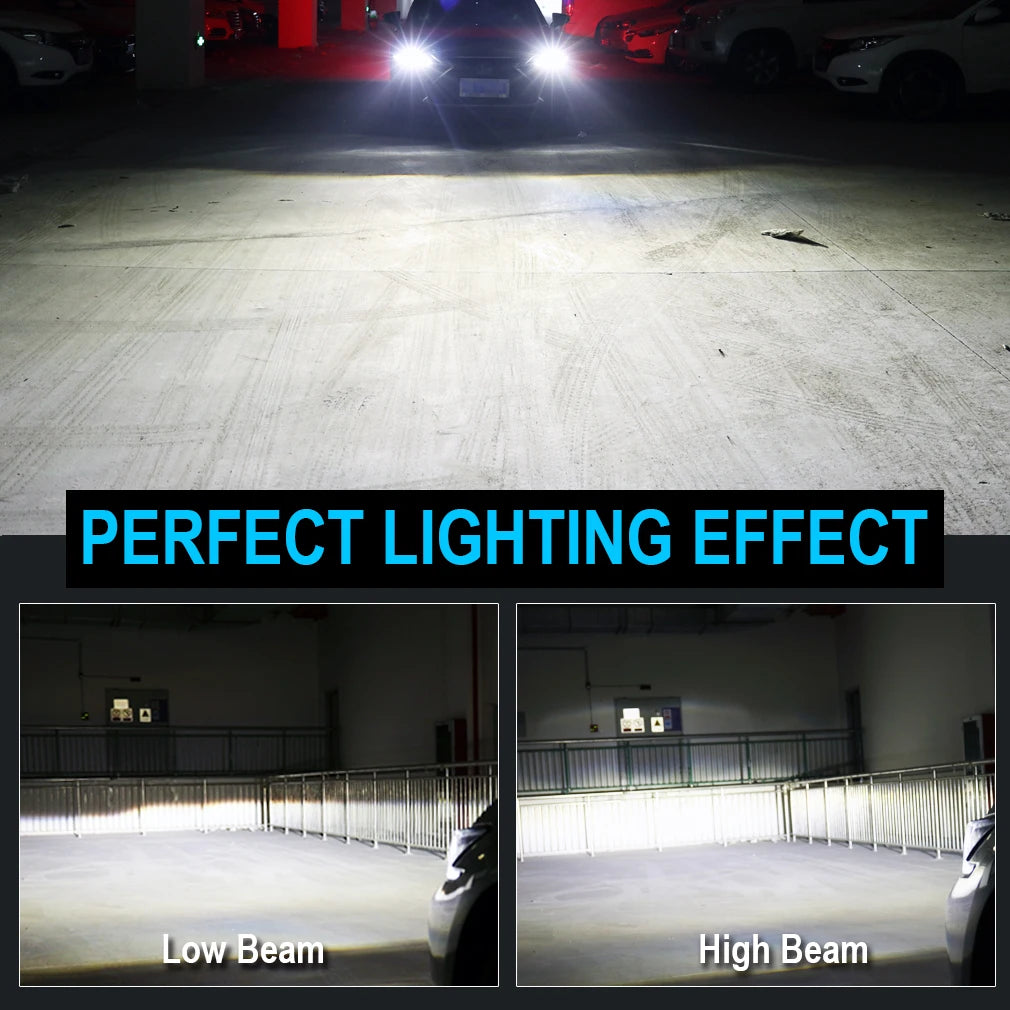 H15 Led Bulb Canbus Error Free Car Headlight 50W 12000LM Super Bright CSP Chips Conversion