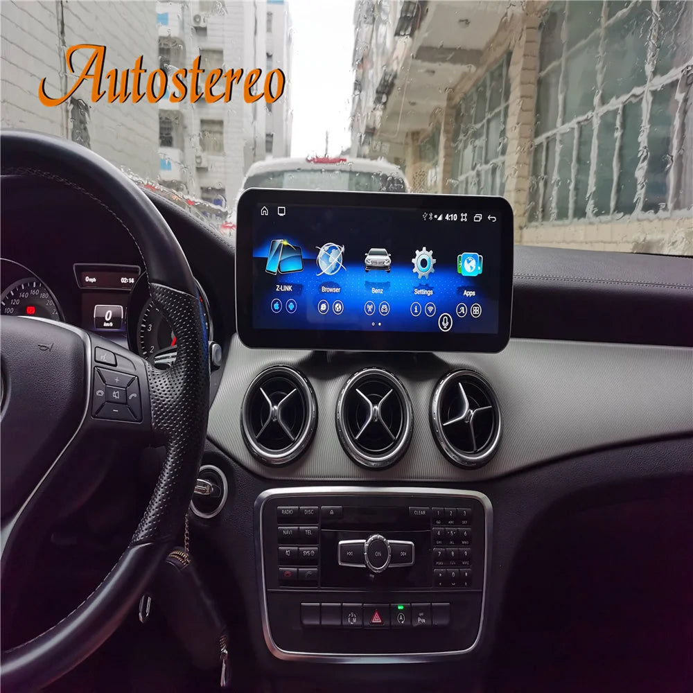 Android 13 Carplay For Mercedes Benz A CLA GLA CLass 2013-2019 Qualcomm Touch Screen Multi