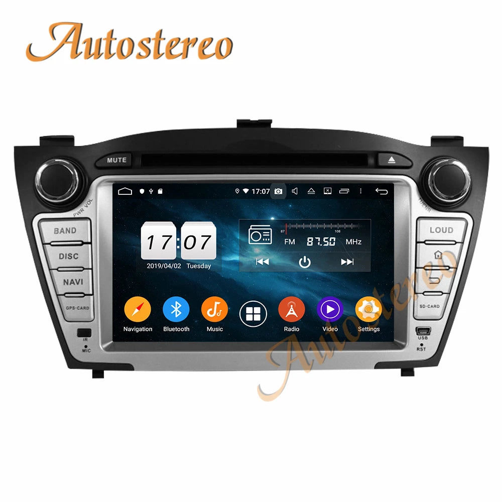 Car DVD Player DSP Android 13.0 Carplay GPS Navigation For Hyundai IX35 2009-2013 Auto Rad