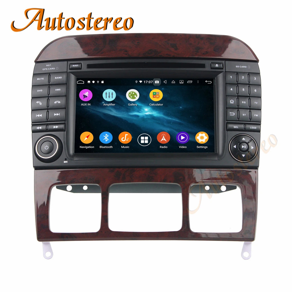 Android 13 8+256GB Car DVD Player GPS Navigation For Mercedes Benz S-Class W220/S280/S320/