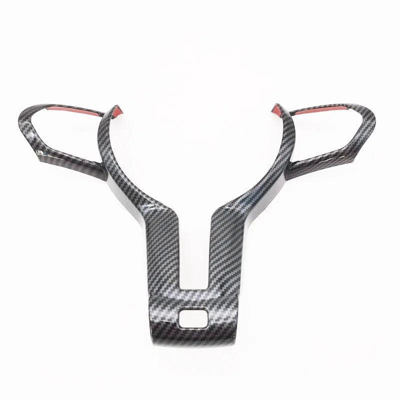 Steering Wheel Cover Trim Carbon Fiber Color For BMW F22 F30 F32 F10 F15 M Sport