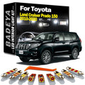 BADEYA 18Pcs LED Interior Map Dome Trunk Light Kit For Toyota Land Cruiser Prado 150 For P