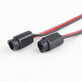 Rockeybright 2pcs T5 bulb holder socket for T5 LED interior reading lamp car 12V 10cm inst