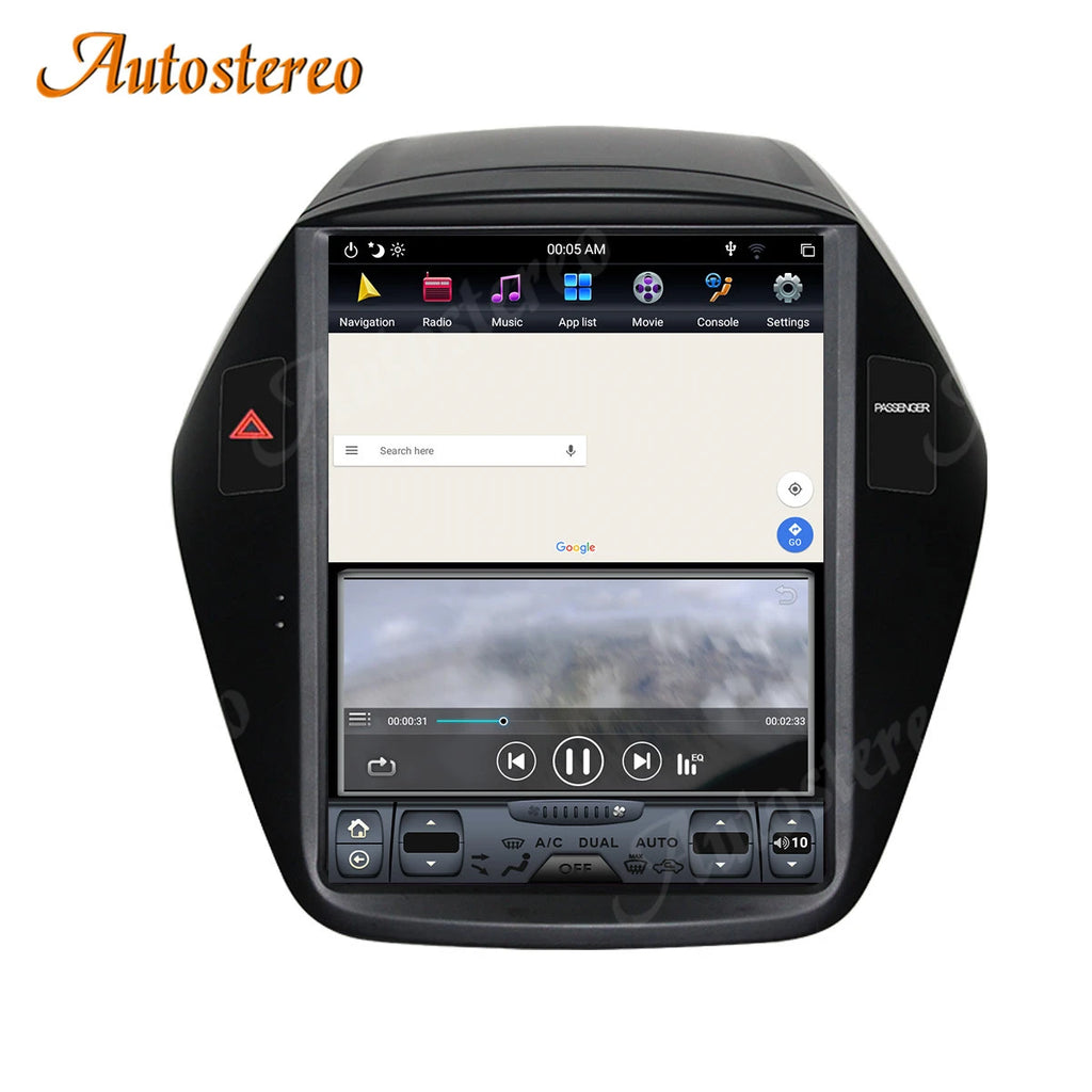 Android 11.0 Car GPS Navigation Auto Radio Tape Recorder For Hyundai IX35 2009-2016 Auto S