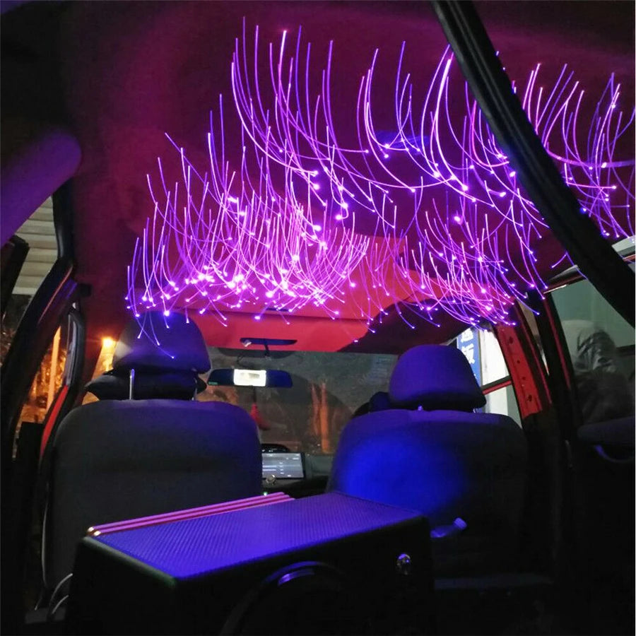 Car Roof Ceiling Headliner LED Star Light Kit Fiber Optic app Control by Phone