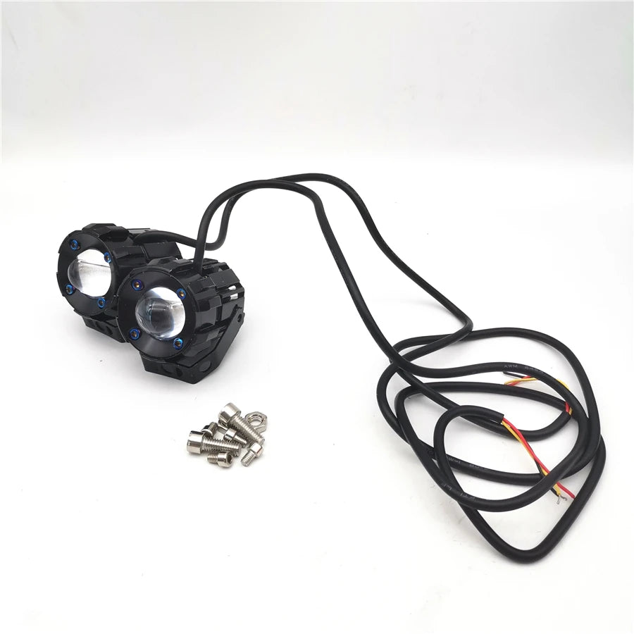 Motorcycle Scooter LED Headlight Spot Fog Lights Driving Lamps 2PIECES 30W