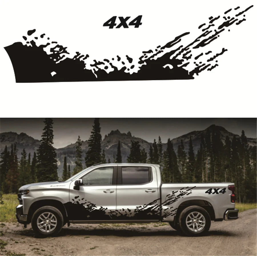 Graphics Vinyl Decal Truck Decal Auto Styling Decoration Accessories for Dodge 4x4 Off Roa
