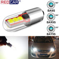 BA9S BAY9S BAX9S H21W T4W H6W Led Bulb 6SMD 3535 Chips Car Auto Backup Reverse Light T2W T
