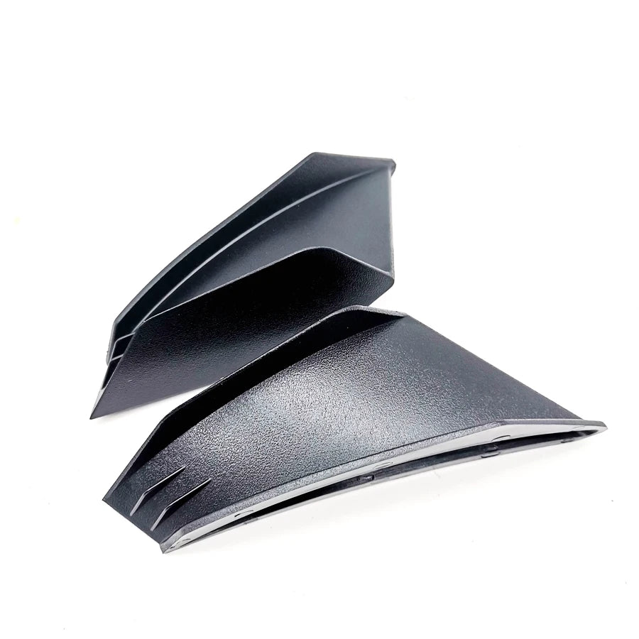 2x Universal Black Winglet Aerodynamic Wing Spoiler Kit For Kawaski Yamaha Ninja