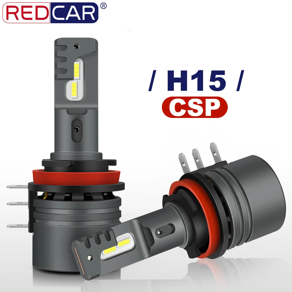 H15 Led Bulb Canbus Error Free Car Headlight 50W 12000LM Super Bright CSP Chips Conversion