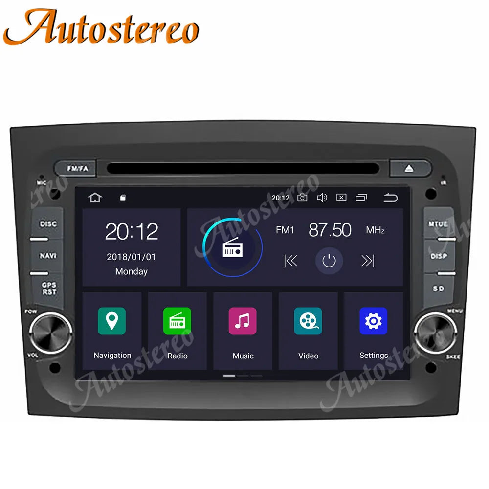 Carplay Car DVD Player Android 13 For FIAT DOBLO 2016 2017 2018+ Radio GPS Navigation Auto