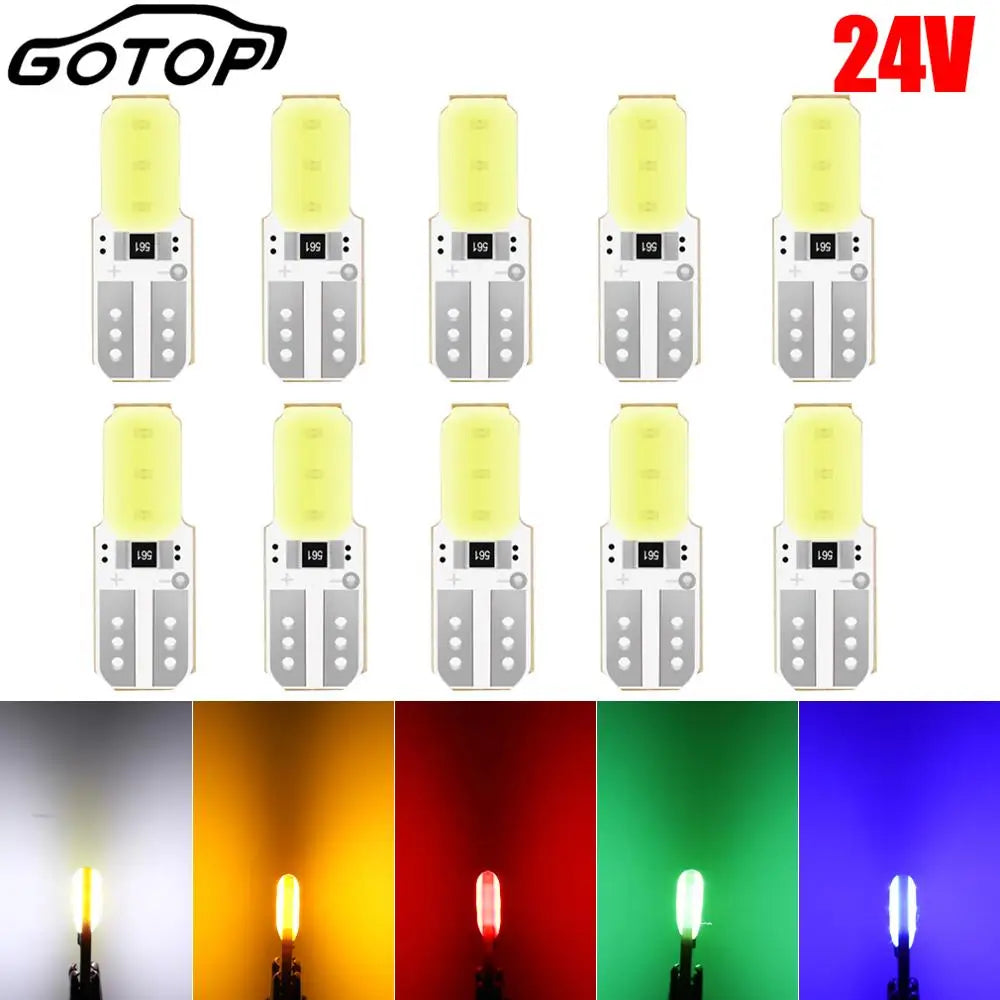 10-Piece LED Interior Light Kit for W5W T10 - Canbus Error-Free Interior Bulbs