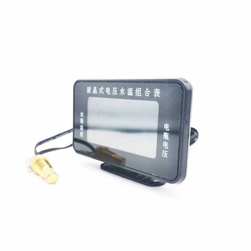 2in1 LCD Digital Display Car Voltmeter Gauge / Water Temp Temperature DC 9-36V